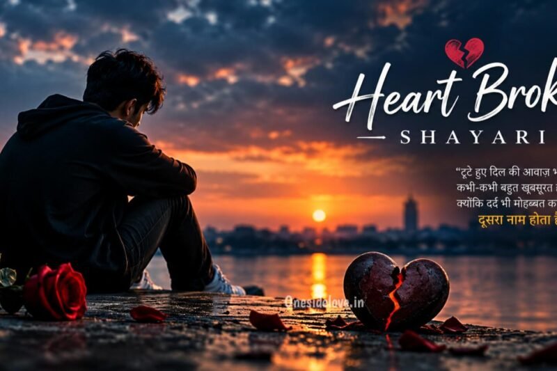Heart Broken Shayari in Sad