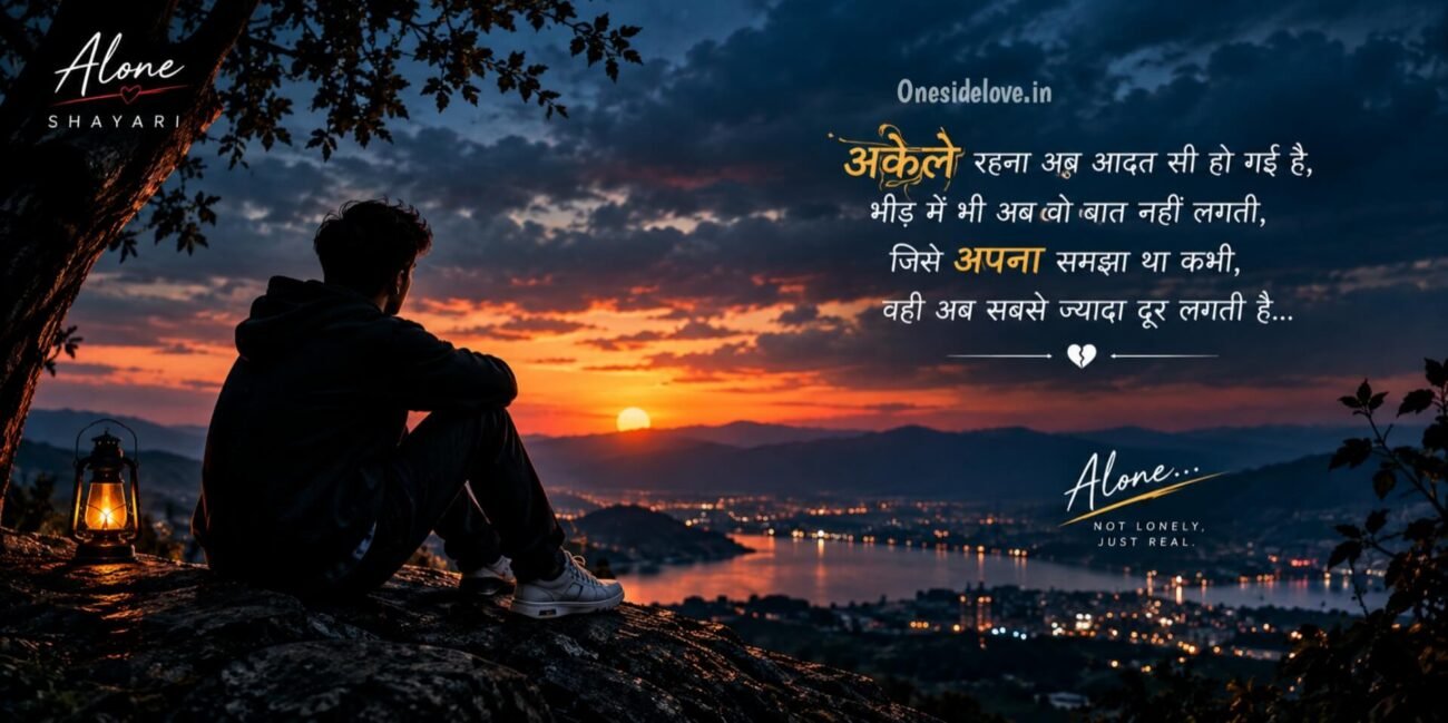 alone shayari