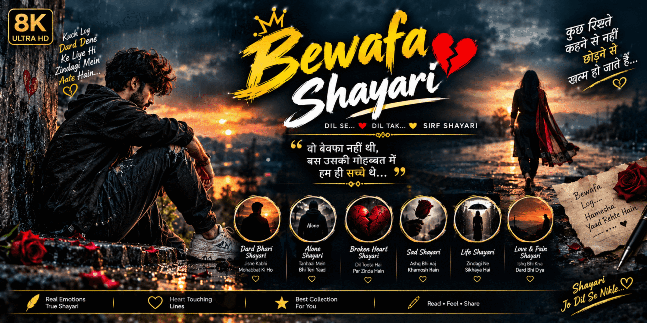 Bewafa Shayari